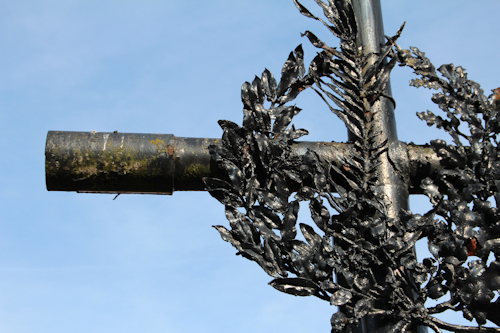  Dtails de la croix du cimetire d'Eppegem - photo 2014 Yves Moerman