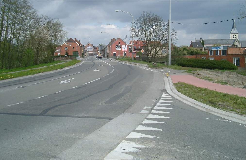 Le pont d'Eppegem en avril 2008 - photo Yves Moerman . De brug van Eppegem april 2008 - foto Yves Moerman.