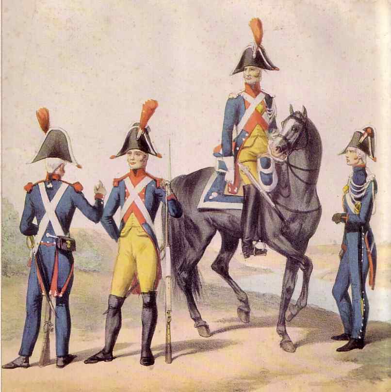 Gendarmerie de Lgion  pied et  cheval du 1er Empire 