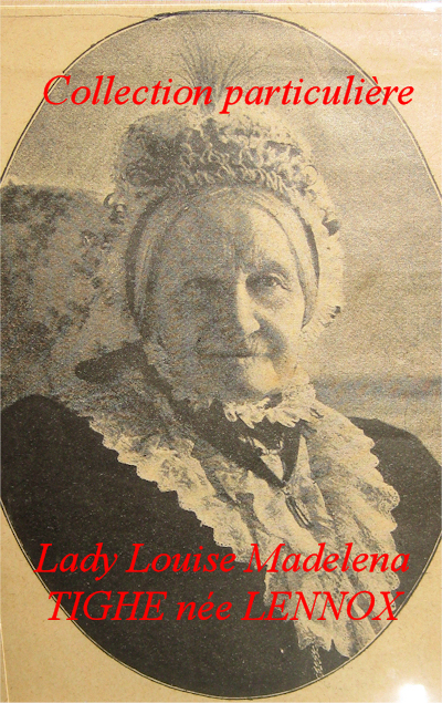 Lady Louise Madelena TIGHE ne LENNOX assistt au Bal de Waterloo