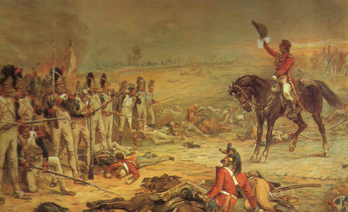 Le dernier carr, le soir de la bataille du 18 juin 1815.